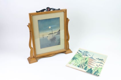 Two Japanese Woodblock Prints