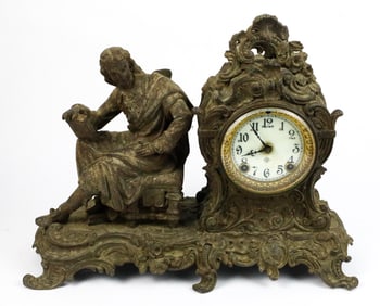 Ansonia Cast Iron Mantel Clock