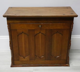 Walnut Drop Front Desk