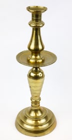 Tall Brass Antique Candlestick