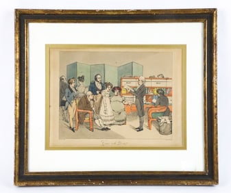 Caricature Titled "Grace a` la Dotel"