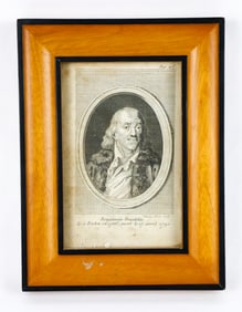 Engraving of Benjamin Franklin