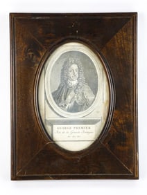 Engraving of  "George the First, King of Great Britain"