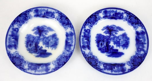 Shanghai Plate and Bowl by Grindley