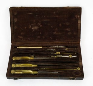 Cartography Instrument Set in Case
