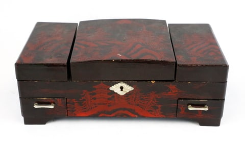 Vintage Toyo Japanese Musical Jewelry Box