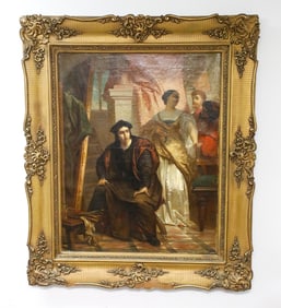 Oil Painting on Canvas by E.Hamman 1851