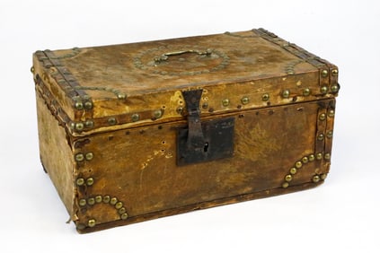 Dried Leather Exterior Document Box