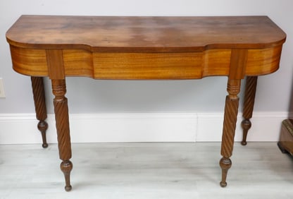 Circa 1810 Federal Mahogany Entryway Table