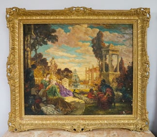 Oil Painting on Canvas by Geoffrey Strahan 1914