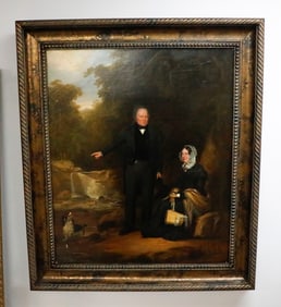 Framed Oil Painting by Edwin Cockburn
