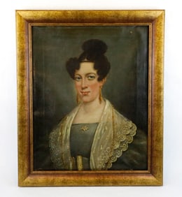 Oil on Canvas Portrait of a Woman