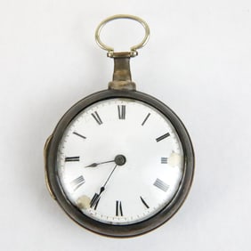 Sterling Silver Key Wind Pocket Watch R. Newington, Coventry, UK, #653
