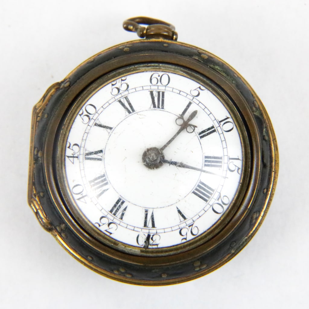 Gold Filled Pocket Watch with Leather Case (1 of 9)