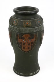 Japanese Pressed Clay Vase