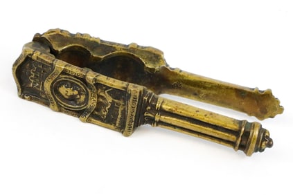 Ornate Brass Nutcracker Commemorating William Shakespeare