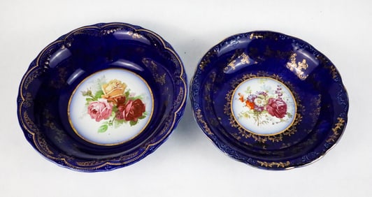 Circa 1895-1910 Flow Blue Bowls