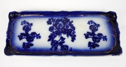 Flow Blue Table Tray