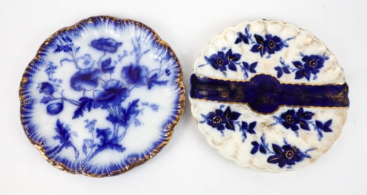 Two Flow Blue Plates