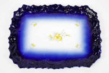 Victoria Carlsbad Austrias Flow Blue Platter