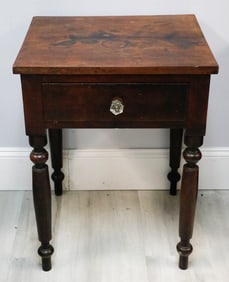 Solid Walnut Side Table