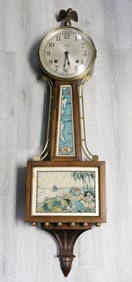 1900's Ingraham Banjo Wall Clock