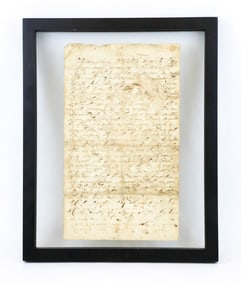 Letter Regarding Zachariah Taylor