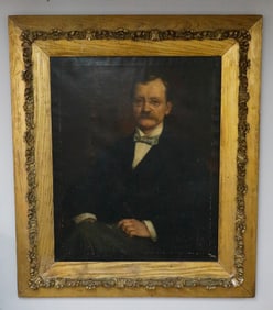 Large Oil on Canvas Portrait