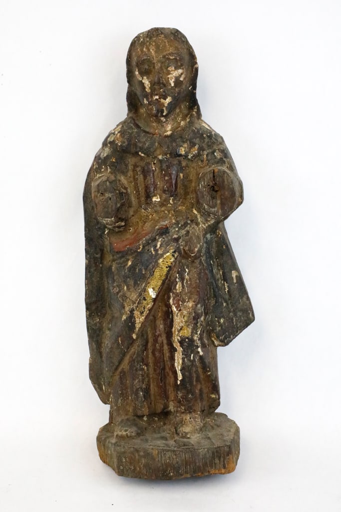 Antique Hand-Carved Religious Icon (1 of 7)