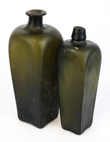 Two Antique Dutch Case Gin Bottles