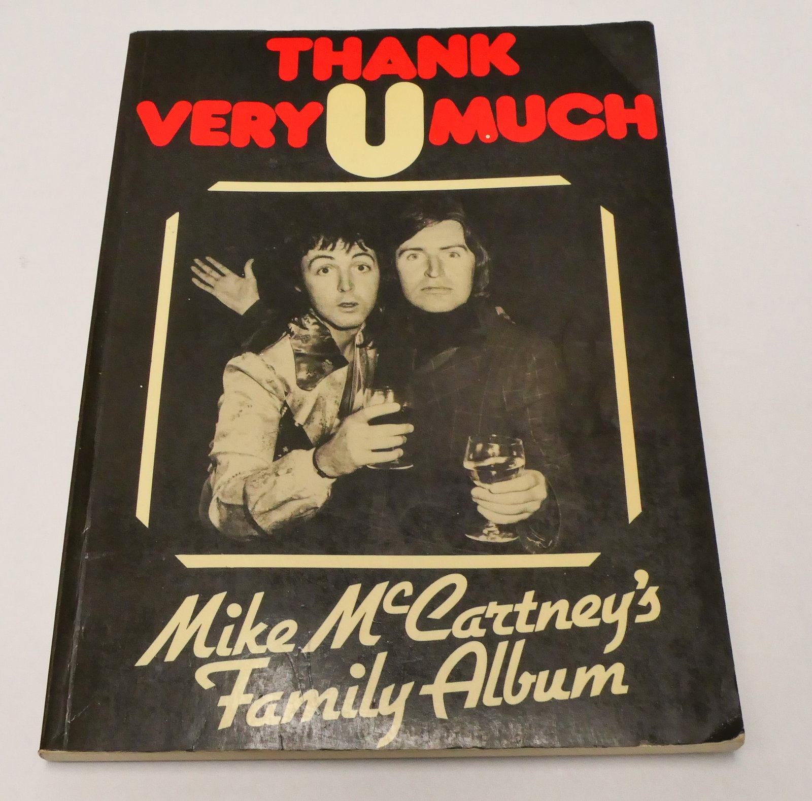 Signed Mike McCartney Family Album Book: Signed copy of Mike McCartney's family album, published by Here and Now Publishing in 1981 as a special edition for The International Garden Festival, Liverpool, signed inside the front cover. This