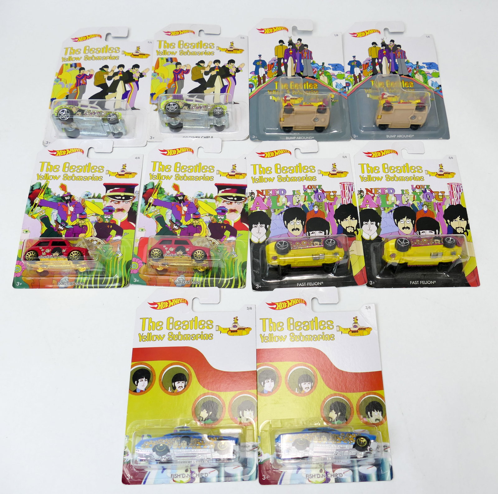 Beatles Hot Wheels Cars (1 of 12)