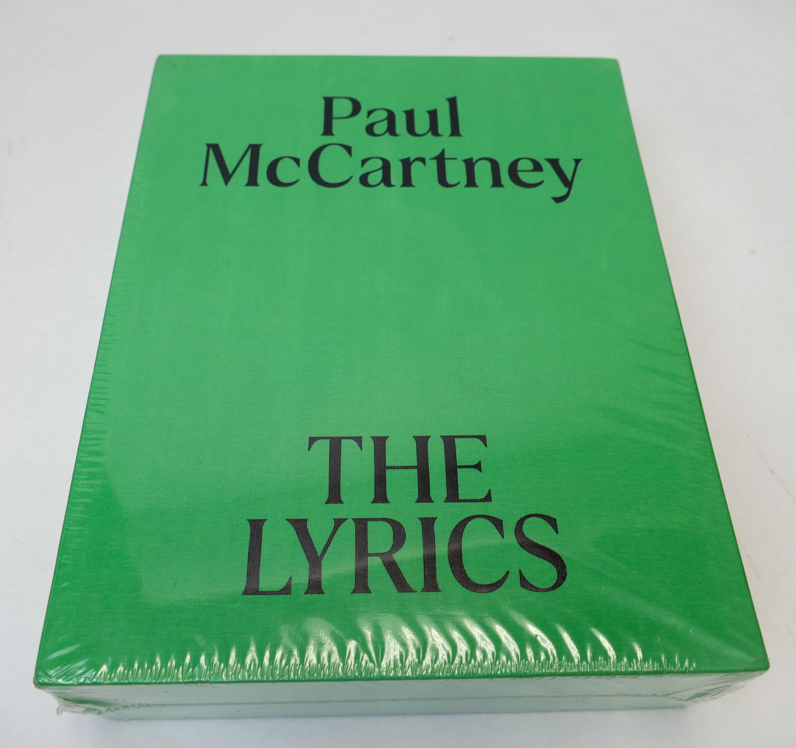 Paul McCartney: The Lyrics: Sealed two-book set titled The Lyrics by Paul McCartney, edited with an introduction by Paul Muldoon, and published by Liveright. The books are labeled A-K, and L-Z.