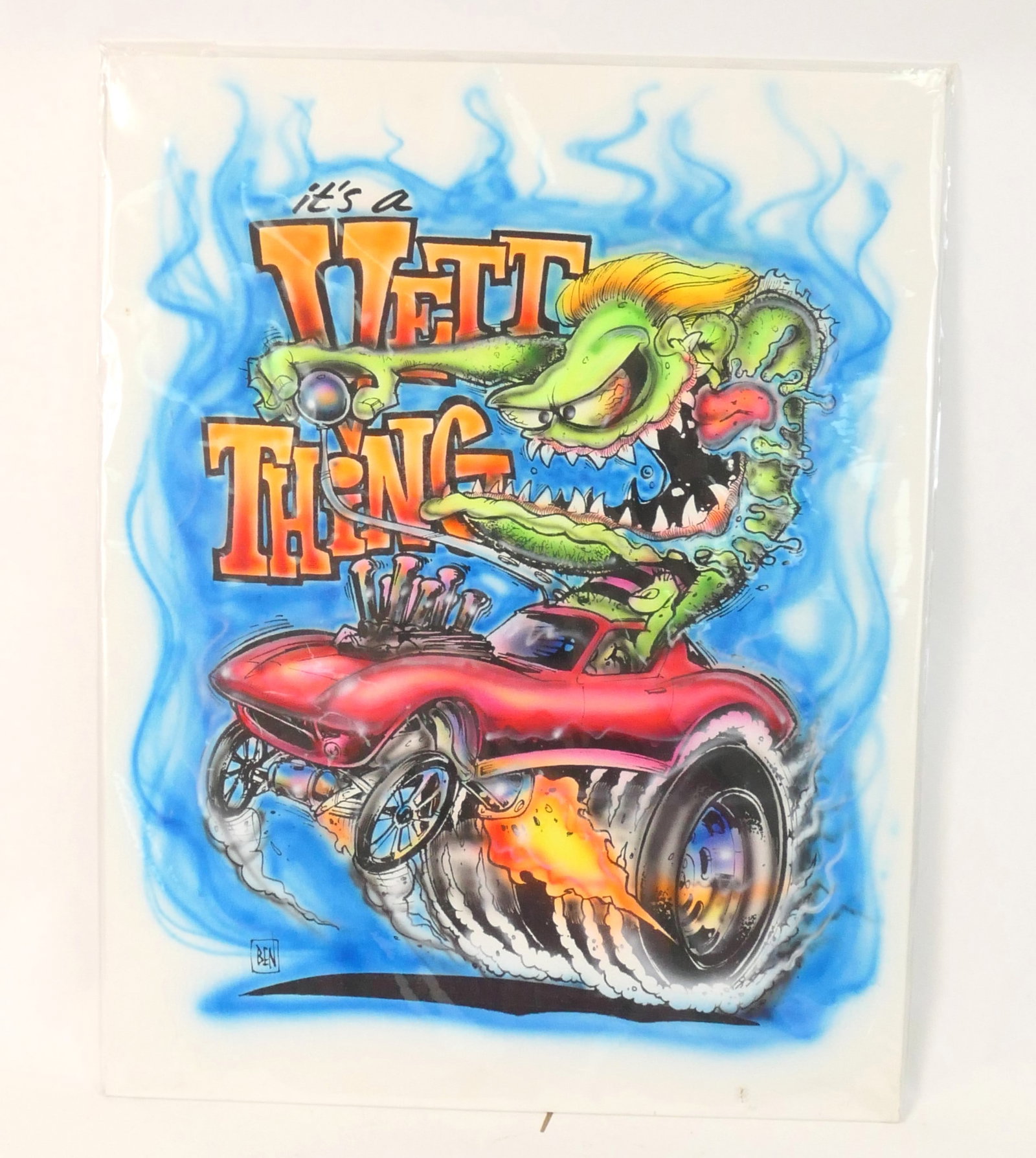Vett Thing Air Brush Hot Rod Artwork (1 of 4)