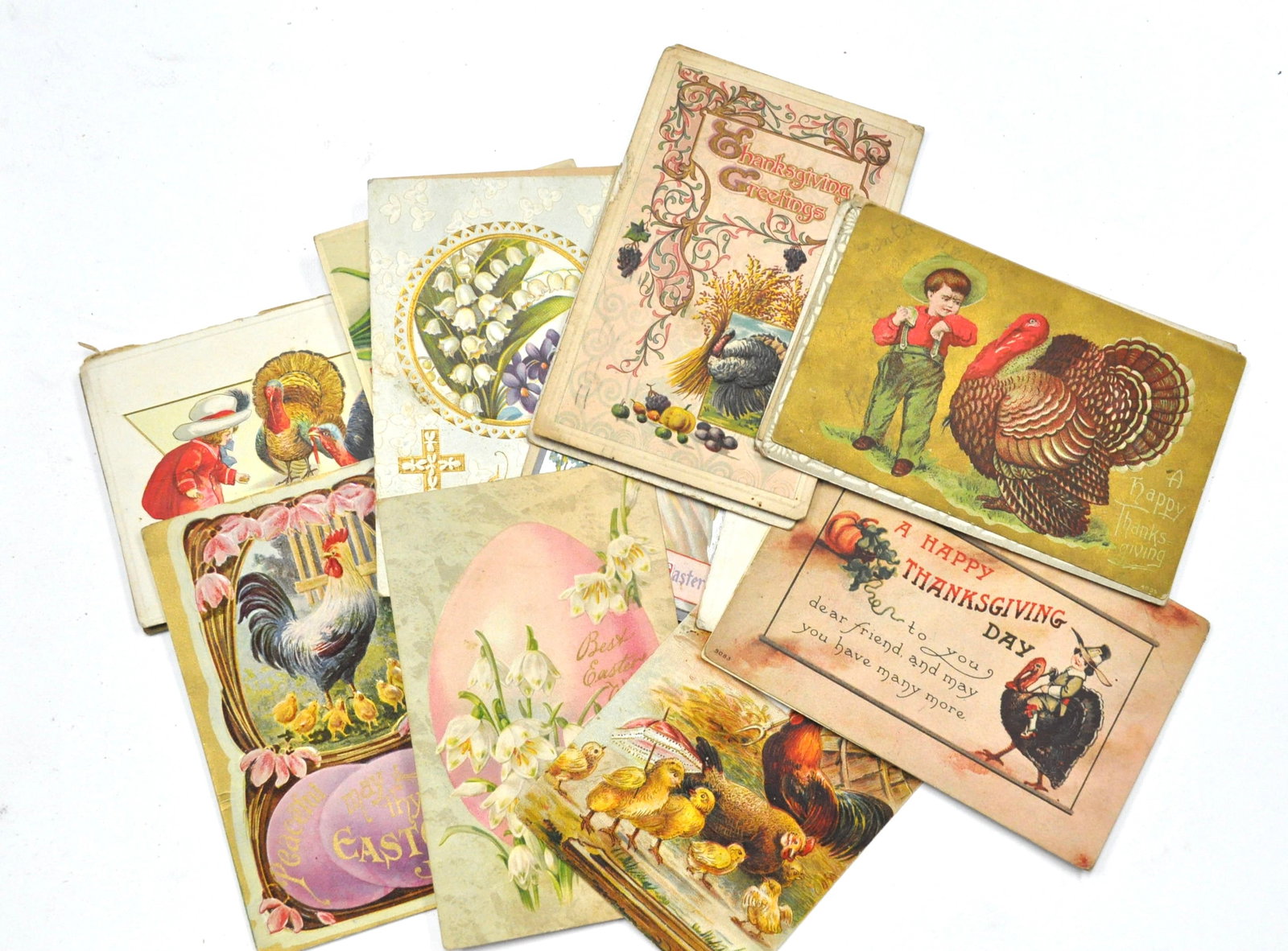 Lot of Early 1900's Postcards "Thanksgiving and Easter" (1 of 9)
