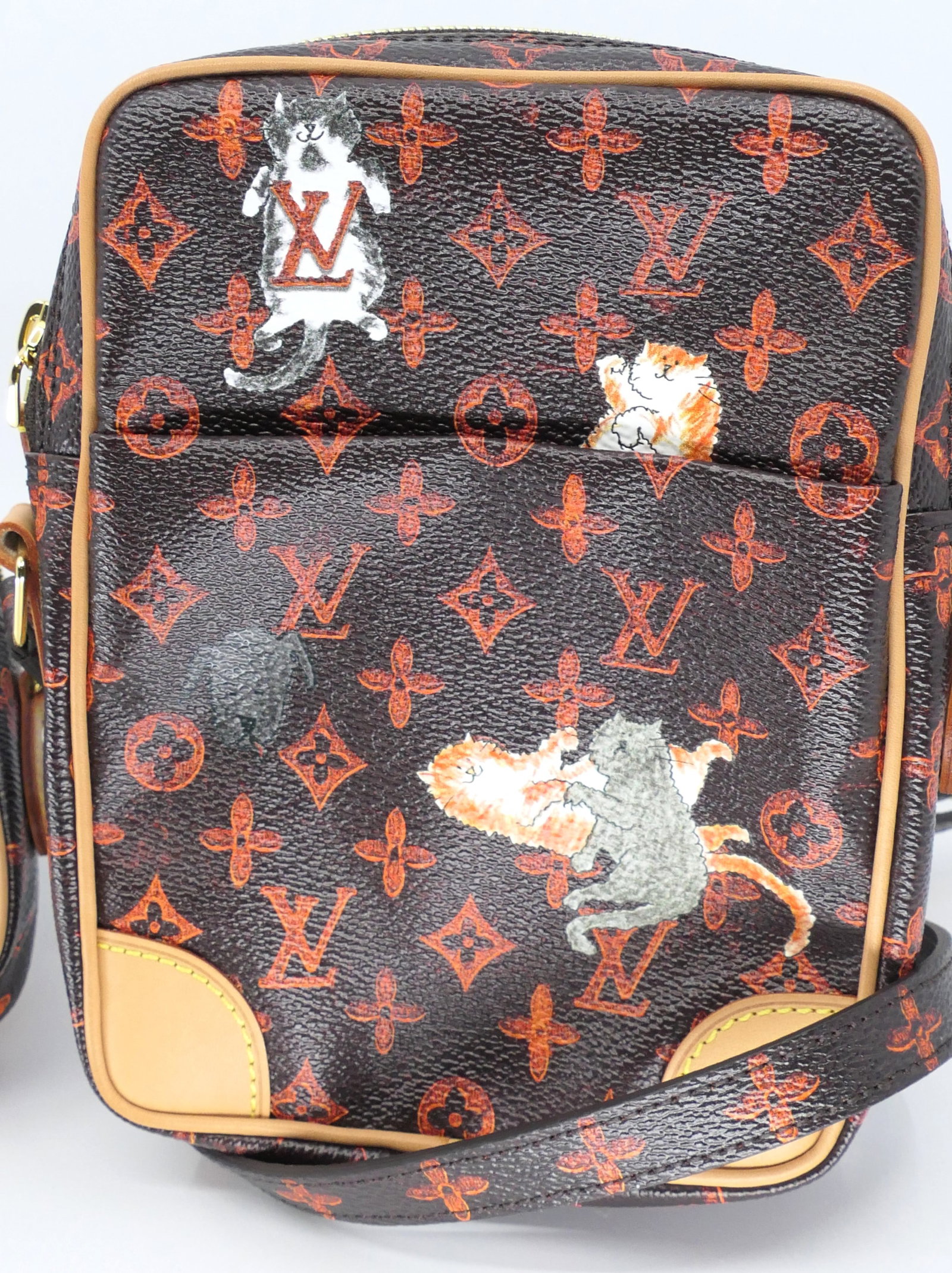Louis Vuitton X Grace Coddington Paname Catogram Crossbody Bag Set - 2