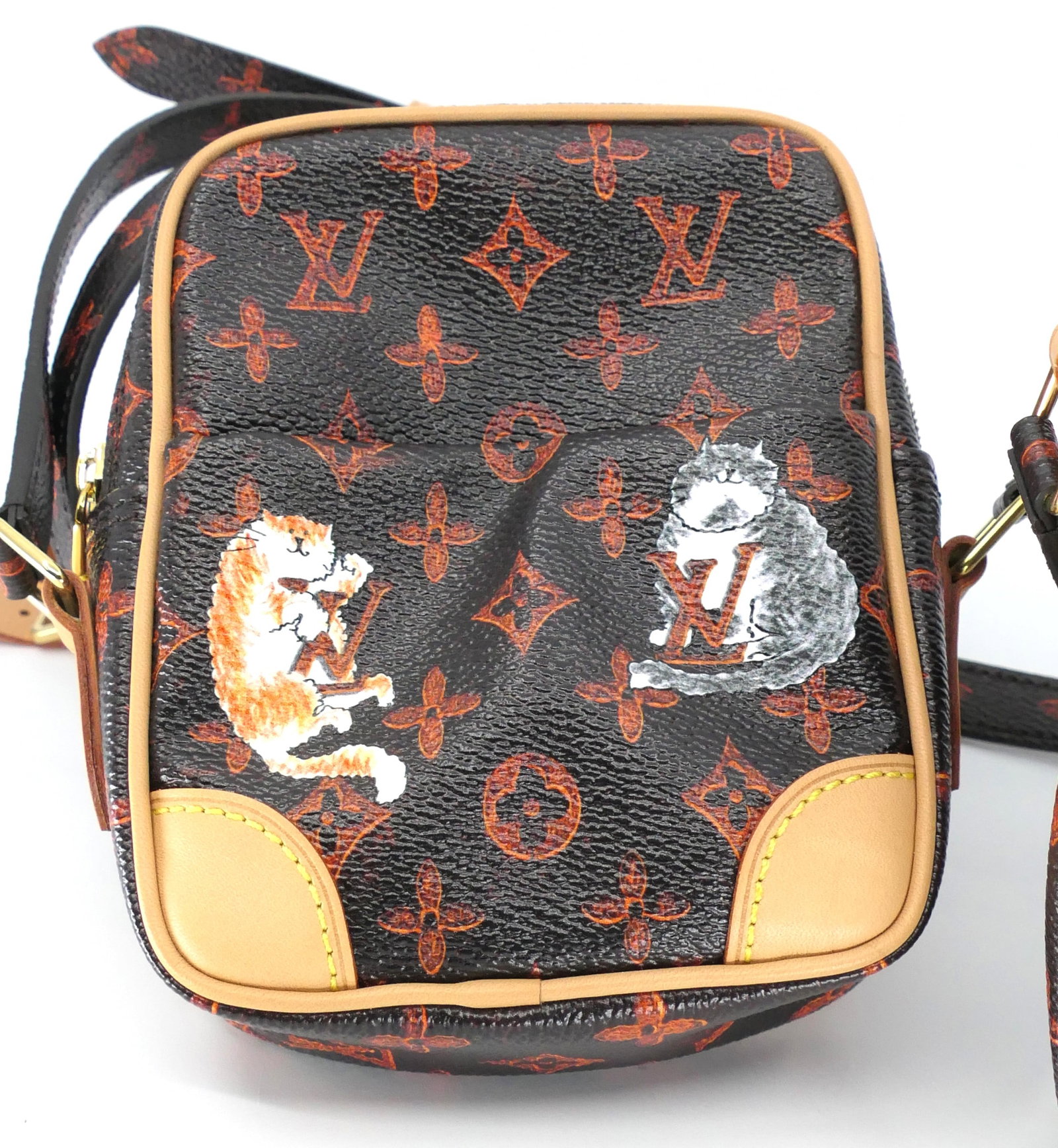 Louis Vuitton X Grace Coddington Paname Catogram Crossbody Bag Set - 3