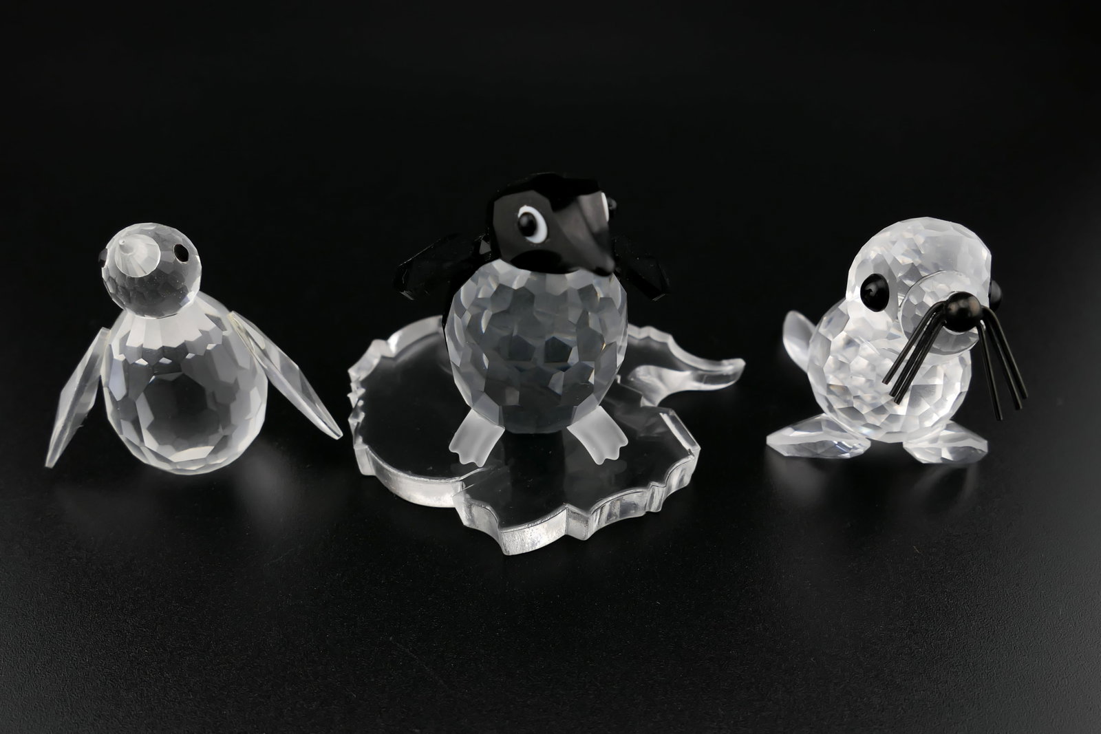 Swarovski Crystal Penguin and Seal Figurines (1 of 5)