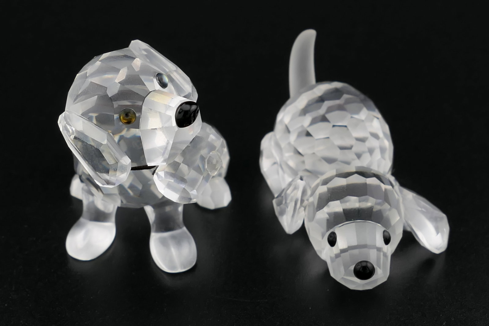 Swarovski Crystal St. Bernard and Beagle Figurines (1 of 7)