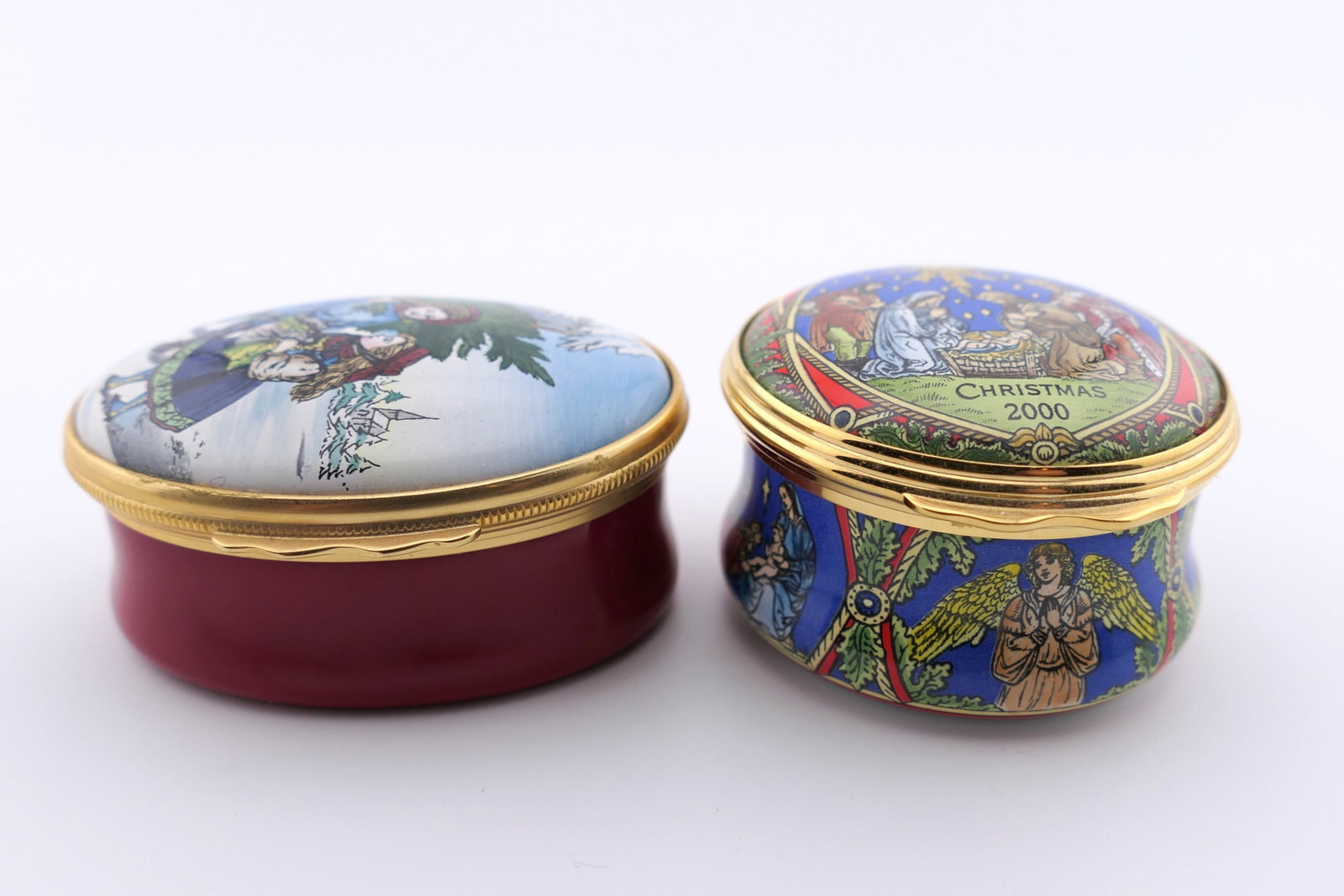 Two Halcyon Days Christmas Trinket Boxes (1 of 5)