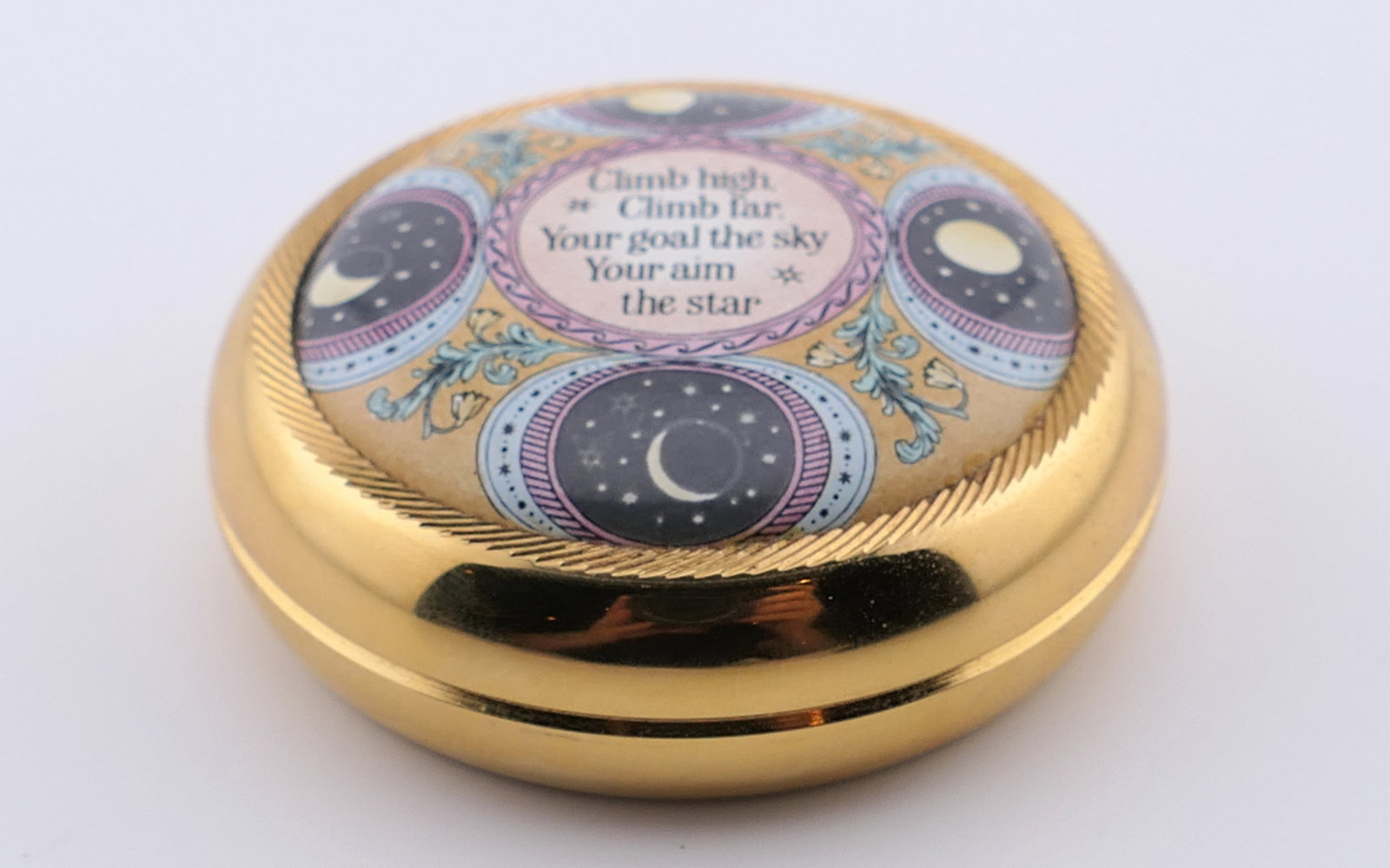 Halcyon Days Enameled Paperweight (1 of 3)