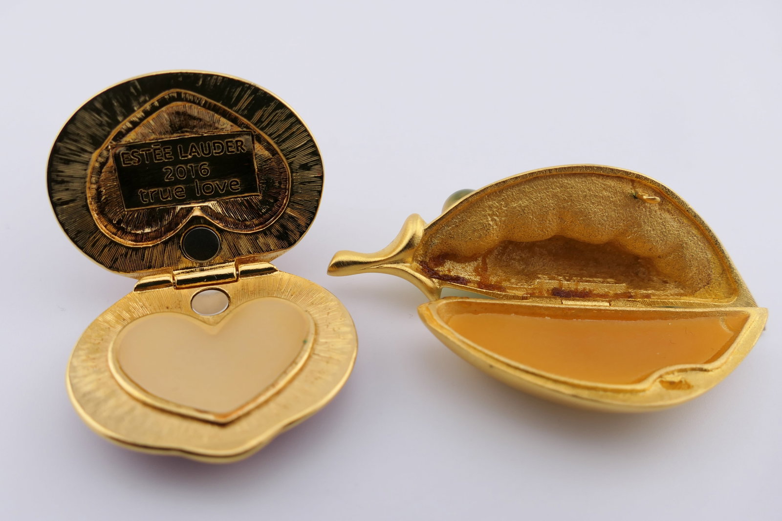 Two Estee Lauder Solid Perfume Compacts - 4