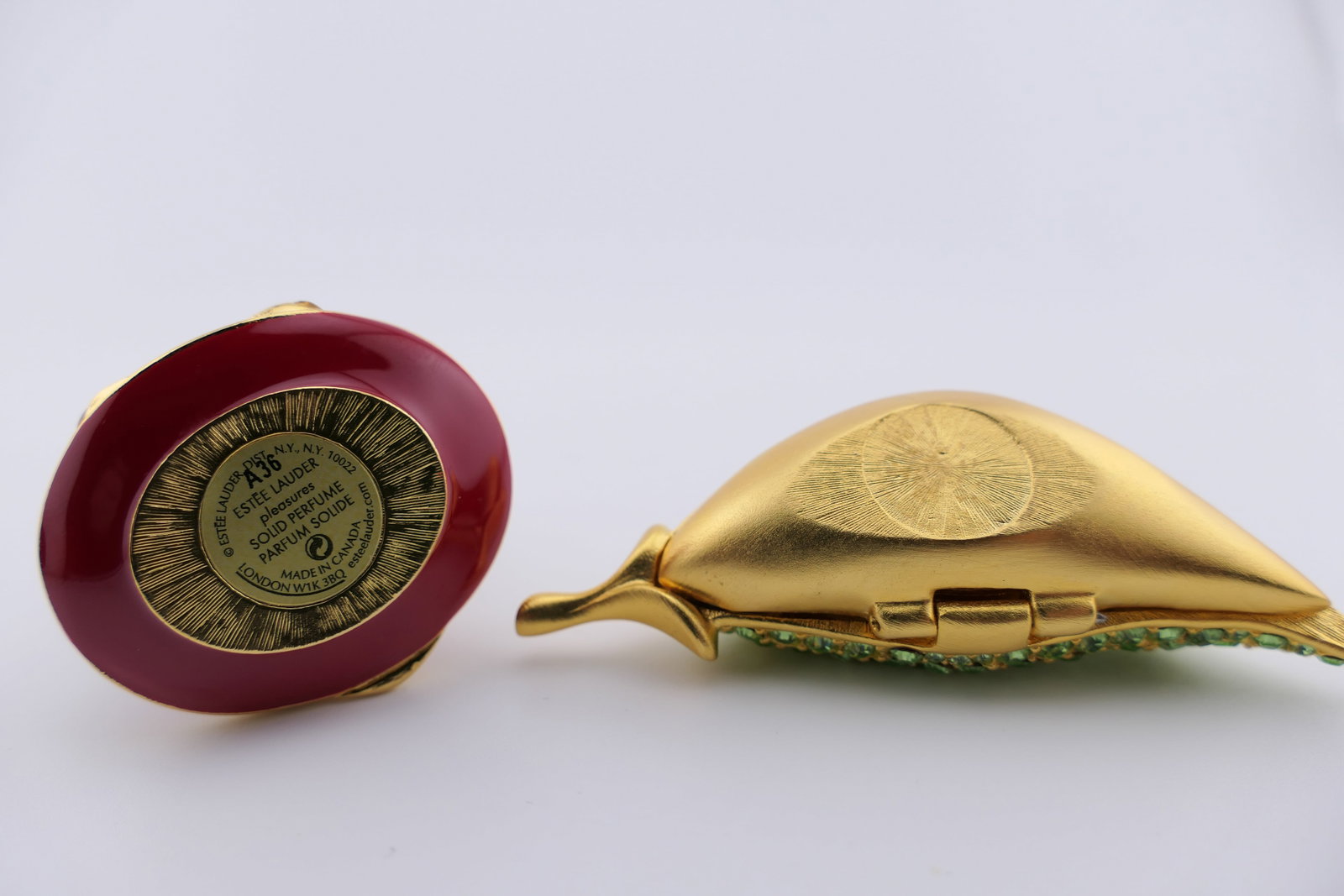 Two Estee Lauder Solid Perfume Compacts - 7