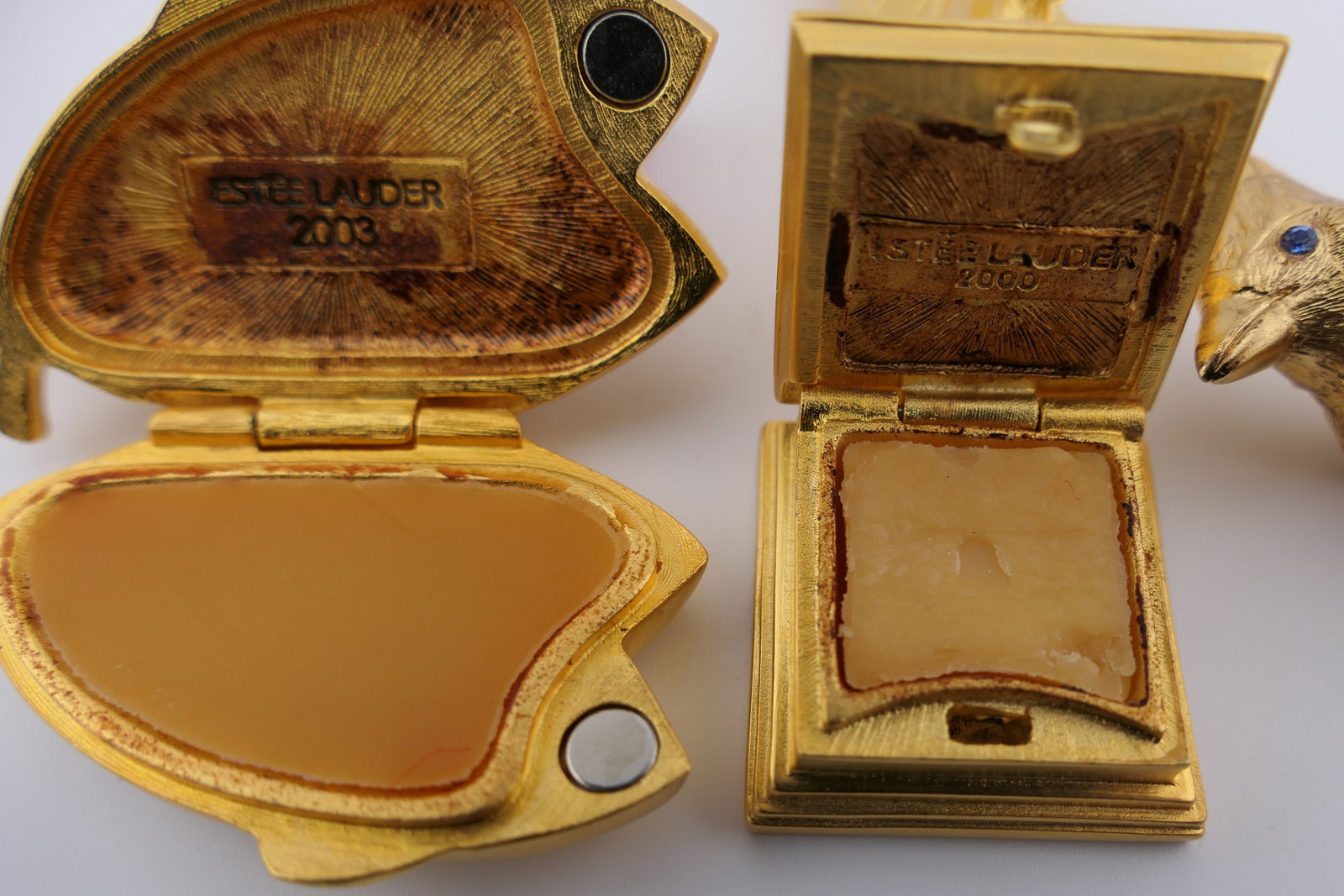 Three Estee Lauder Solid Perfume Compacts - 6