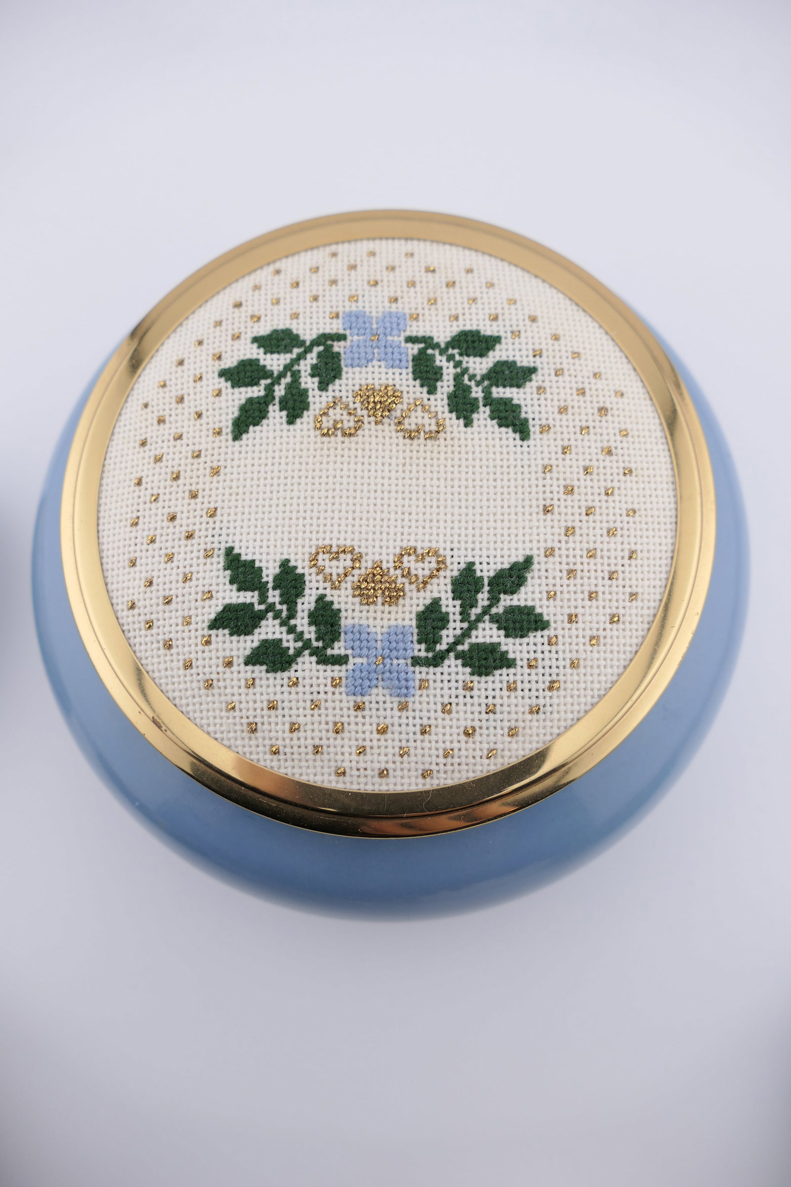 Five Custom Needlepoint Trinket Boxes - 2