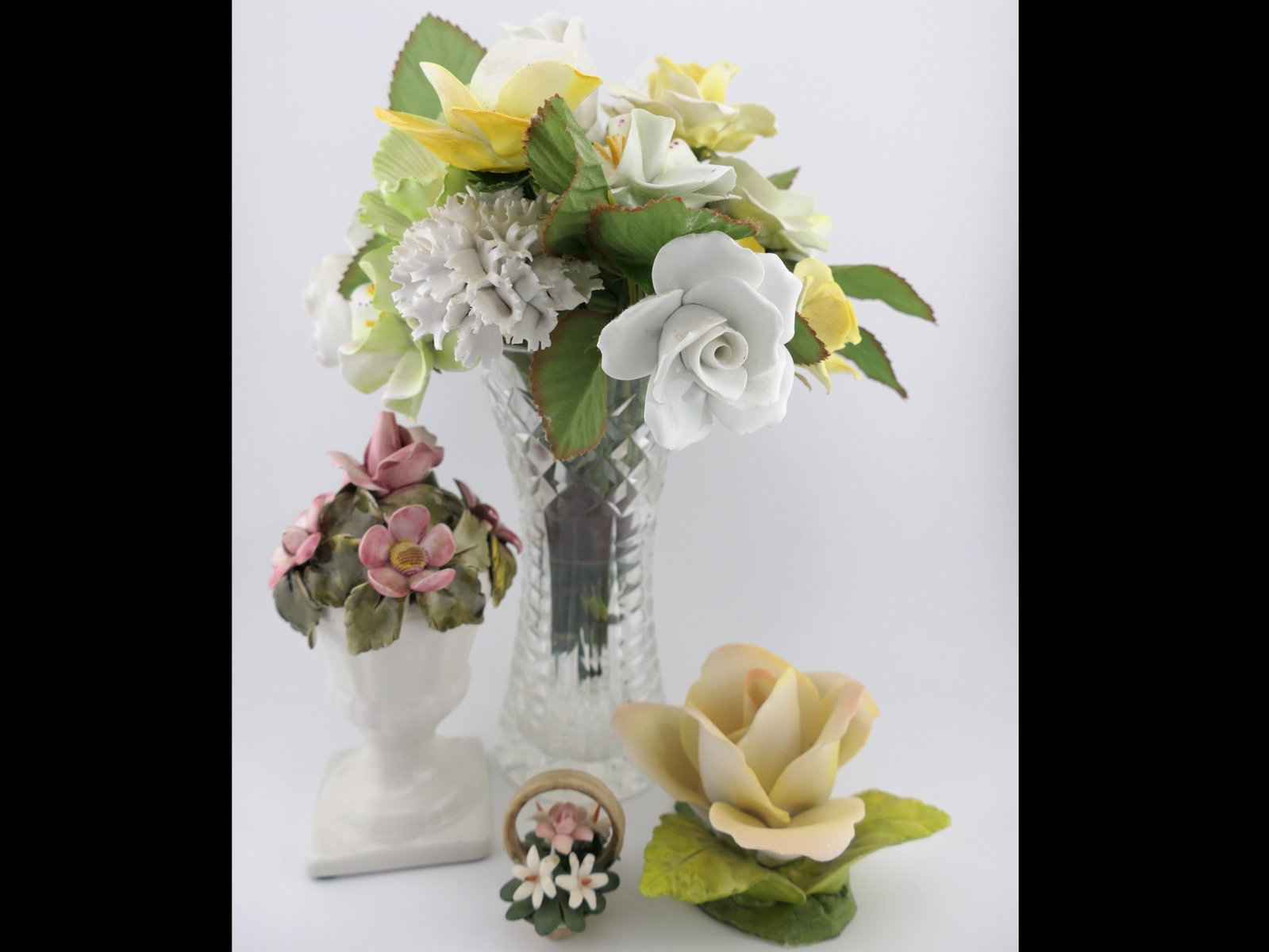 Four Capodimonte Flowers (1 of 14)