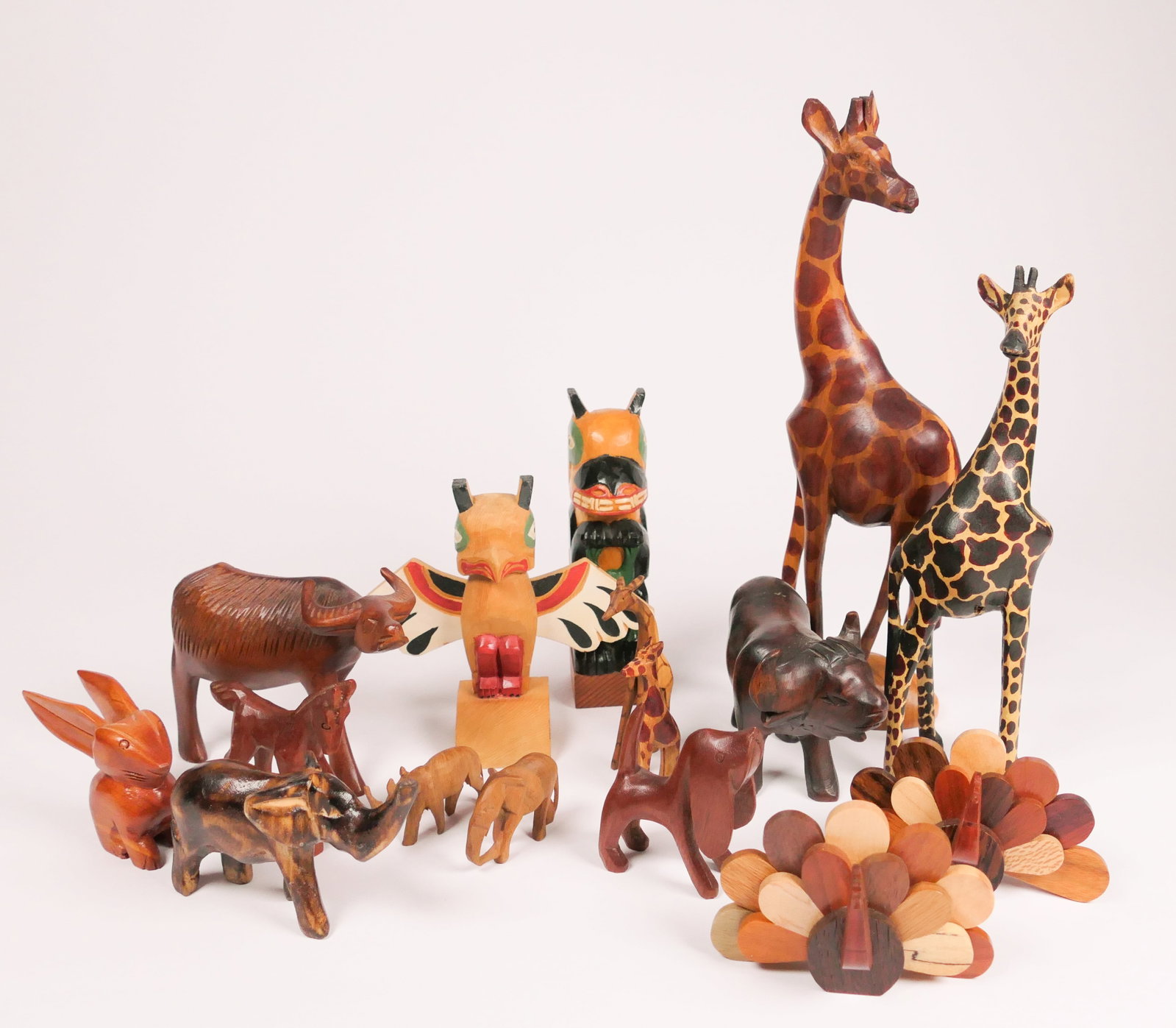 Carved Wood Figurines (1 of 8)