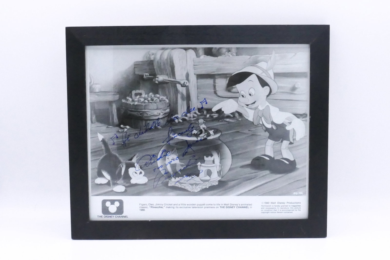 The Voice of Pinocchio Signed Picture (1 of 7)