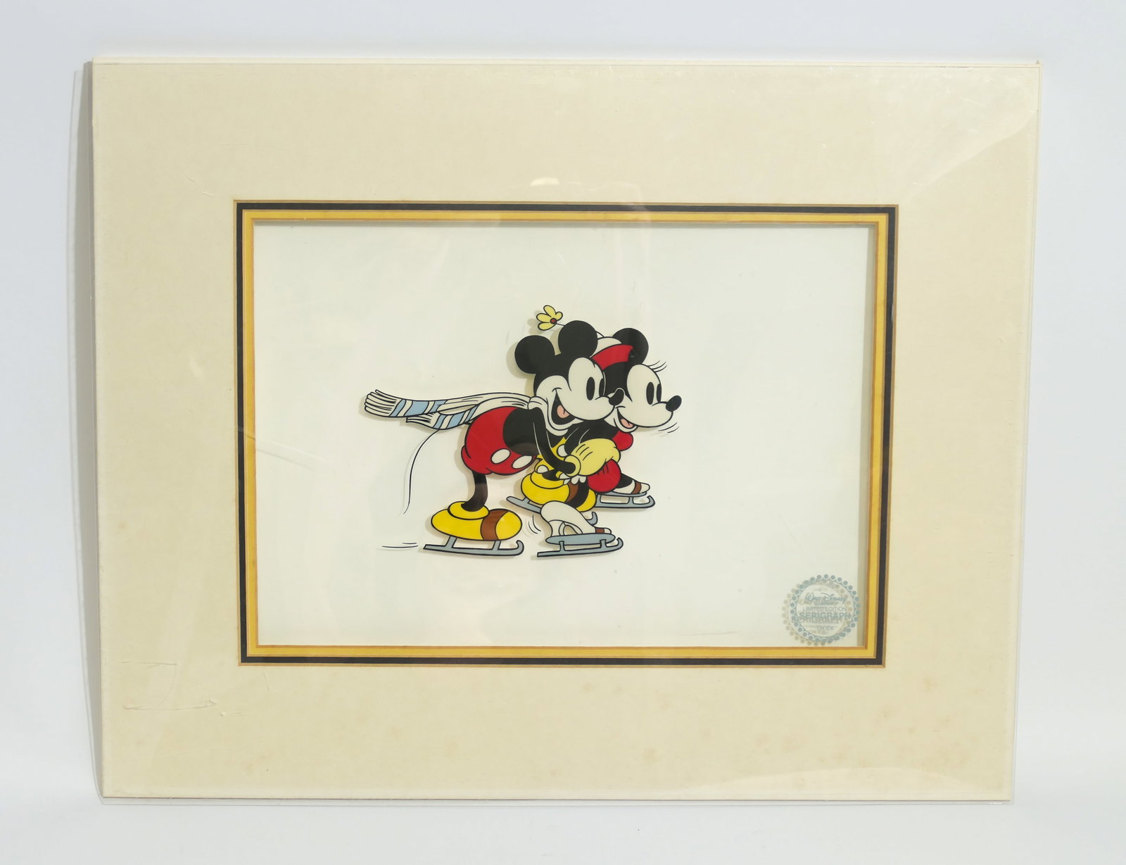 Disney Limited Edition Serigraph Cel The Skating Lesson (1 of 6)