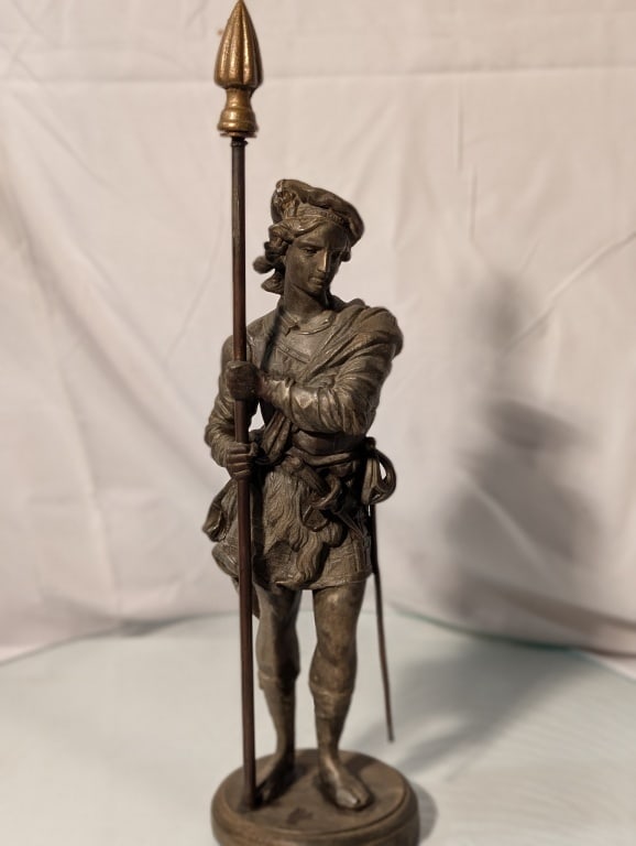 Scottish Highlander w/ Spear - Bronze Sculpture (1 of 12)